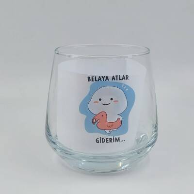 BELAYA ATLAR GİDERİM-VİSKİ BARDAĞI - ŞEFFAF - 1