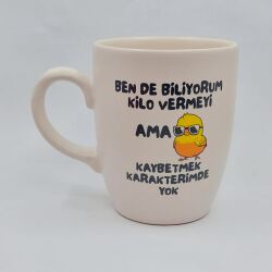 BEN DE BİLİYORUM KİLO - OVAL KUPA - TRANSPARAN SAP - 