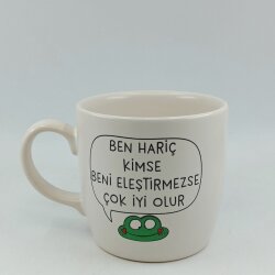 BEN HARİÇ KİMSE -BODUR KUPA - TRANSPARAN - 