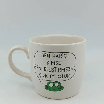 BEN HARİÇ KİMSE -BODUR KUPA - TRANSPARAN - 1