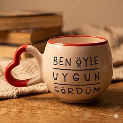 BEN ÖYLE UYGUN GÖRDÜM-AMOUR KUPA - KIRMIZI SAP KIRMIZI TURNET - 
