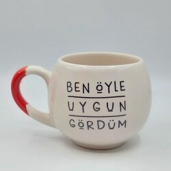 BEN ÖYLE UYGUN GÖRDÜM-BALON KUPA - KIRMIZI SAP - 