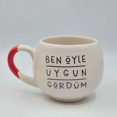 BEN ÖYLE UYGUN GÖRDÜM-BALON KUPA - KIRMIZI SAP - 1