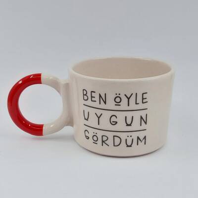 BEN ÖYLE UYGUN GÖRDÜM-DÜĞÜM KUPA - KIRMIZI SAP - 1