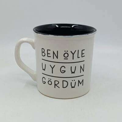 BEN ÖYLE UYGUN GÖRDÜM-İDA KUPA - TRANSPARAN SAP TRANSPARAN GÖVDE SİYAH İÇ - 1