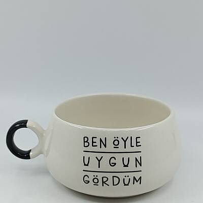 BEN ÖYLE UYGUN GÖRDÜM-LUNA KUPA - SİYAH SAP - 1