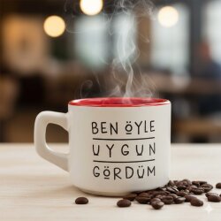 BEN ÖYLE UYGUN GÖRDÜM-VENUS KUPA - KIRMIZI İÇ - 