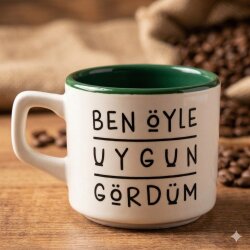 BEN ÖYLE UYGUN GÖRDÜM-VENUS KUPA - YEŞİL İÇ - 