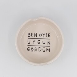 BEN ÖYLE UYGUN GÖRDÜM-YUVARLAK KÜÇÜK KÜLLÜK - TRANSPARAN - 