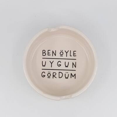 BEN ÖYLE UYGUN GÖRDÜM-YUVARLAK KÜÇÜK KÜLLÜK - TRANSPARAN - 1