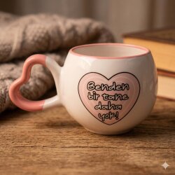 BENDEN BİR TANE DAHA YOK!-AMOUR KUPA - PEMBE SAP PEMBE TURNET - 