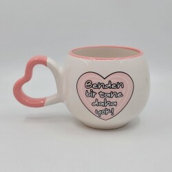 BENDEN BİR TANE DAHA YOK!-AMOUR KUPA - PEMBE SAP PEMBE TURNET - 