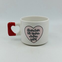 BENDEN BİR TANE DAHA YOK!-KALP KUPA - KIRMIZI SAP - 