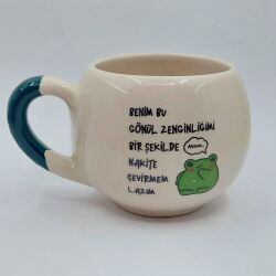 BENİM BU GÖNÜL ZENGİNLİĞİM - BALON KUPA - YEŞİL SAP - 