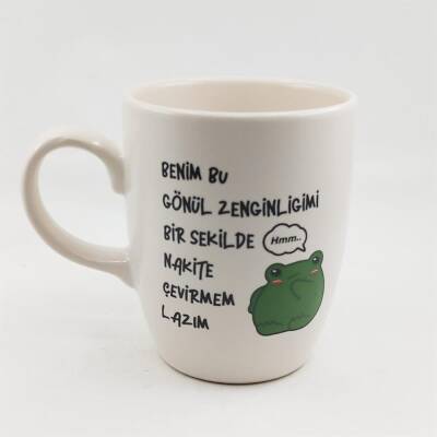 BENİM BU GÖNÜL ZENGİNLİĞİM - OVAL KUPA - TRANSPARAN SAP - 1