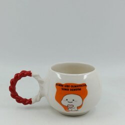 BENİM GİBİ OLMAYACAK SONU-BALONCUK KUPA - KIRMIZI - 