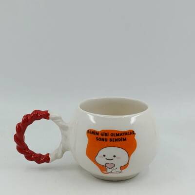 BENİM GİBİ OLMAYACAK SONU-BALONCUK KUPA - KIRMIZI - 1