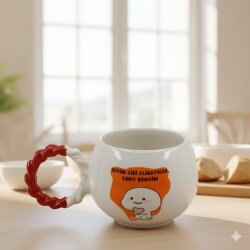 BENİM GİBİ OLMAYACAK SONU-BALONCUK KUPA - KIRMIZI - 