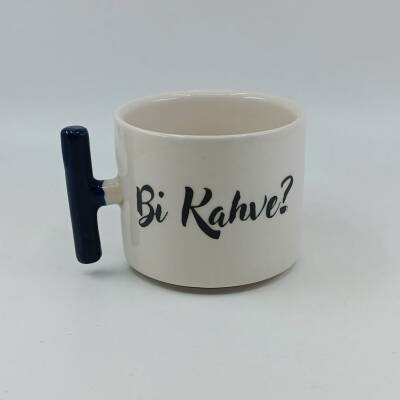 Bİ KAHVE? - T KUPA - KOBALT SAP - 1