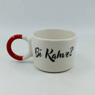 Bİ KAHVE? - DÜĞÜM KUPA - KIRMIZI SAP - 1