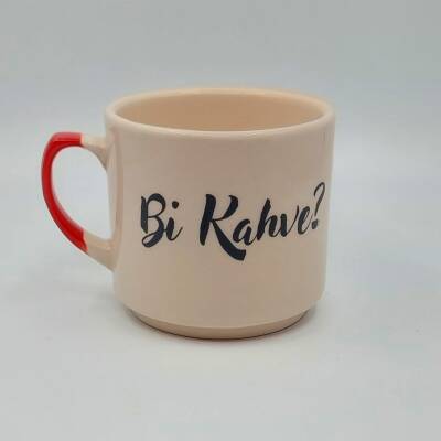 Bİ KAHVE?-MİSTİK KUPA - KIRMIZI SAP - 1