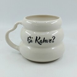 Bİ KAHVE?-KOVAN KUPA - TRANSPARAN SAP - 