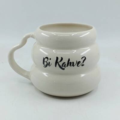Bİ KAHVE?-KOVAN KUPA - TRANSPARAN SAP - 1