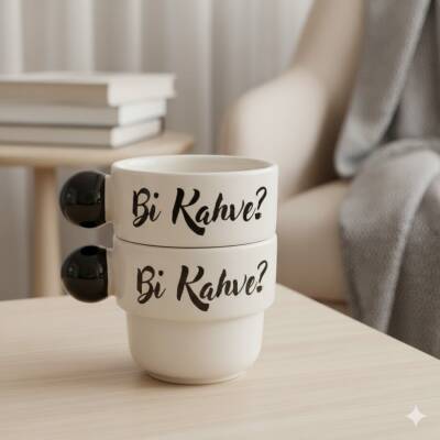 Bİ KAHVE?-İKİLİ PUNTO ESPRESSO - SİYAH SAP - 1