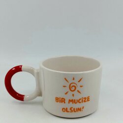 Bİ MUCİZE OLSUN - DÜĞÜM KUPA - KIRMIZI SAP - 