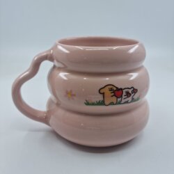 BİR AŞK HİKAYESİ-KOVAN KUPA - PEMBE SAP PEMBE GÖVDE - 