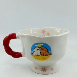 BİR AŞK HİKAYESİ-SET-BALERİN KUPA - KIRMIZI SAP - 