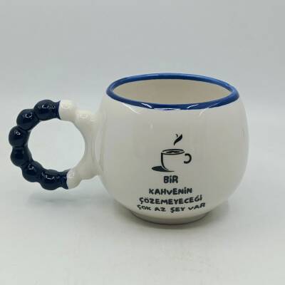 BİR KAHVENİN ÇÖZEMEYECEĞİ-PUF KUPA - KOBALT SAP KOBALT TURNET - 1