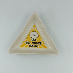 BİR MUCİZE OLSUN-ÜÇGEN KÜLLÜK - TRANSPARAN GÖVDE - 