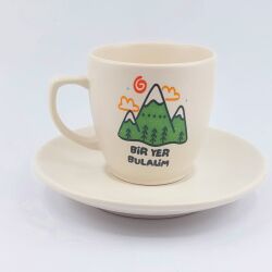 BİR YER BULALIM-2-KLASİK TÜRK KAHVESİ FİNCANI - TRANSPARAN - 