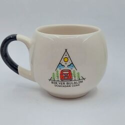 BİR YER BULALIM - BALON KUPA - SİYAH SAP - 