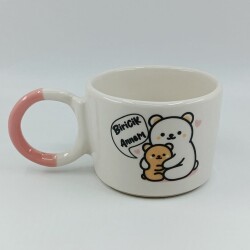 BİRİCİK ANNEM AYICIKLAR-DÜĞÜM KUPA - PEMBE SAP - 