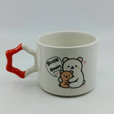 BİRİCİK ANNEM AYICIKLAR-YILDIZ KUPA - TURUNCU SAP - 1