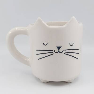 BIYIK KEDİ-KEDİ KUPA - TRANSPARAN SAP - 1