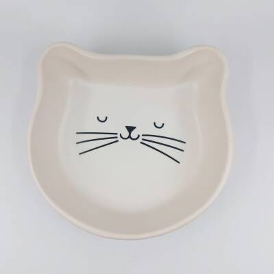 BIYIK KEDİ-KEDİ MAMA KABI - TRANSPARAN - 1