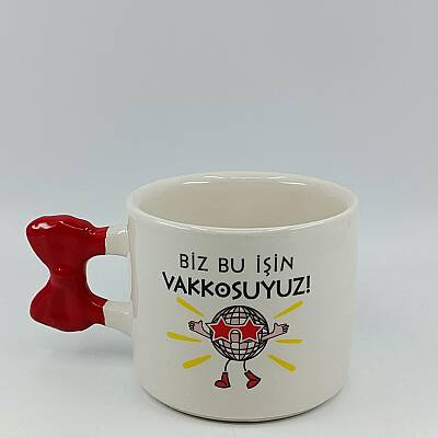 BİZ BU İŞİN-KURDELE KUPA - KIRMIZI SAP - 1