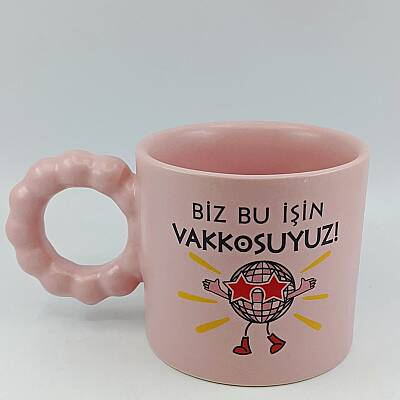 BİZ BU İŞİN-PRENSES KUPA - PEMBE GÖVDE PEMBE SAP - 1