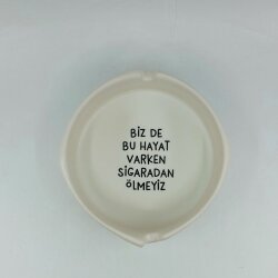 BİZ DE BU HAYAT VARKEN-YUVARLAK KÜLLÜK - TRANSPARAN GÖVDE - 