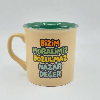 BİZİM MORALİMİZ BOZULMAZ-İDA KUPA - SARI SAP SARI GÖVDE YEŞİL İÇ - 1