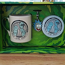 BLUE RICK AND MORTY-LİSANSLI MUM KUPA ANAHTARLIK SET - TEKLİ - 