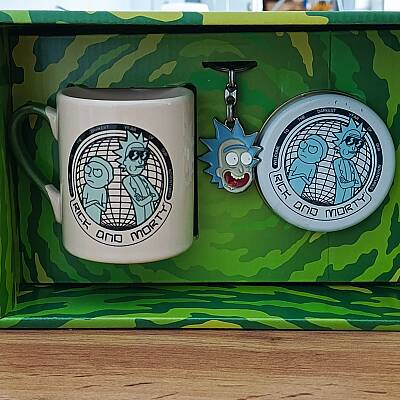 BLUE RICK AND MORTY-LİSANSLI MUM KUPA ANAHTARLIK SET - TEKLİ - 1