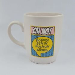 BOŞVER SENİN BURNUN GÜZEL - OVAL KUPA - TRANSPARAN SAP - 