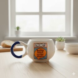 BOŞVER SENİN GÖTÜN GÜZEL - BALONCUK KUPA - KOBALT SAP - 