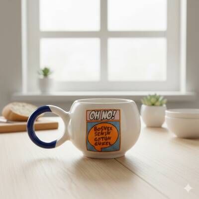 BOŞVER SENİN GÖTÜN GÜZEL - BALONCUK KUPA - KOBALT SAP - 1