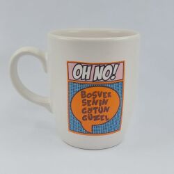 BOŞVER SENİN GÖTÜN GÜZEL - OVAL KUPA - TRANSPARAN SAP - 