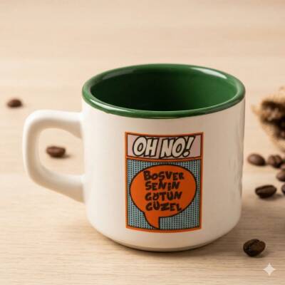 BOŞVER SENİN GÖTÜN GÜZEL - VENUS KUPA - YEŞİL İÇ - 1